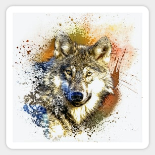 Wolf Sticker